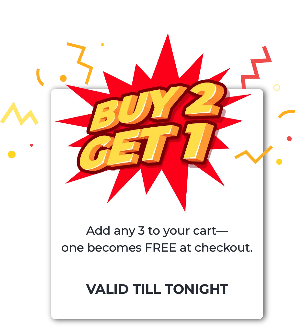Buy 2 Get 1 Pop Up